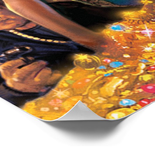 201.ヤギの片目のウィリーの宝物 ポスター (角)