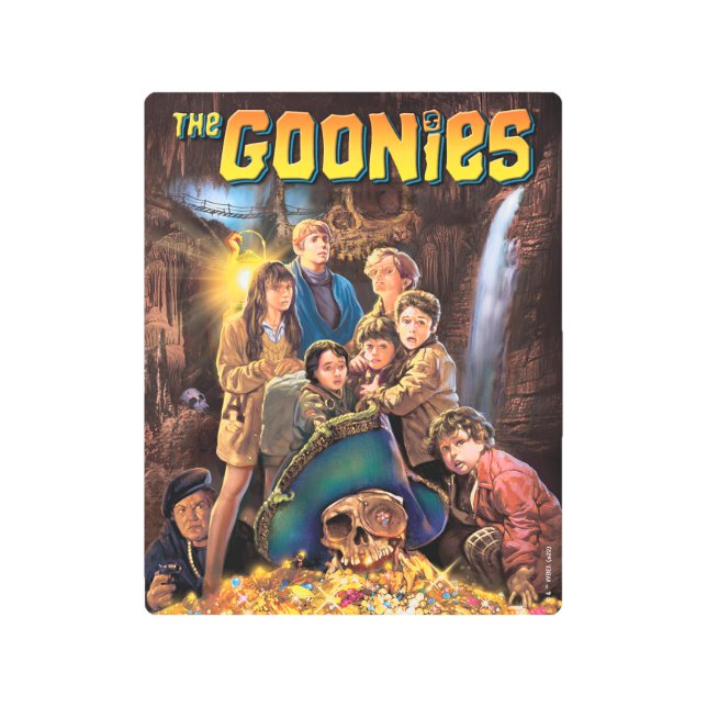 201.ヤギの片目のウィリーの宝物 メタルプリント (正面)