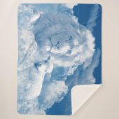 201.ライオンと仔ヒツジは雲で出来た シェルパブランケット (正面)