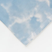 201.ライオンと仔ヒツジは雲で出来た フリースブランケット (角)