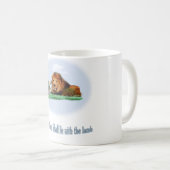 201.ライオンと子羊の芸術 コーヒーマグカップ (正面右)