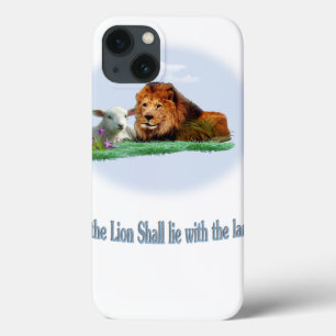 201.ライオンと子羊の芸術 iPhone 13ケース