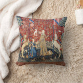 201.レディと一角獣の味 クッション (ブランケット)