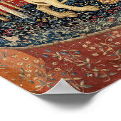 201.レディと一角獣の味 ポスター (角)