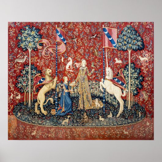 201.レディと一角獣の味 ポスター (正面)