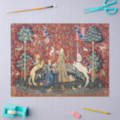 201.レディと一角獣の味 薄葉紙 (クラフト)