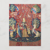 201.レディと一角獣(ユニコーン)のにおい ポストカード (正面)