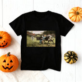 201.乳母と幽霊ハロウィン絵を描ズ Tシャツ