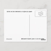 201.亀とワニのポストカード ポストカード (裏面)