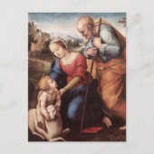 201.仔ヒツジのある聖家族 ポストカード (正面)