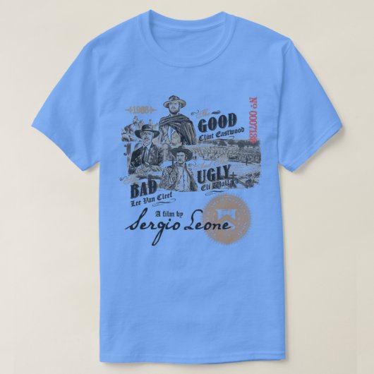 201.善と悪と醜い Tシャツ (デザイン正面)