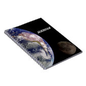 201.地球と月 ノートブック (右側)