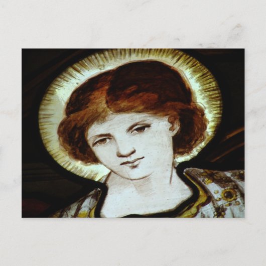 201.天使がプールを悩ましている ポストカード (正面)