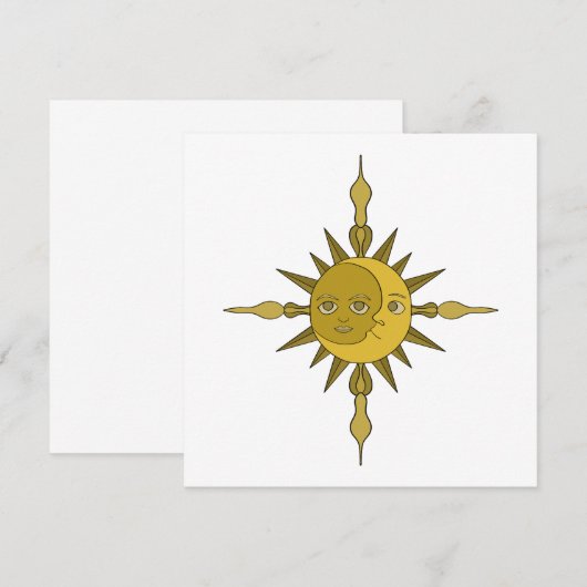 201.太陽と月 (正面/裏面)