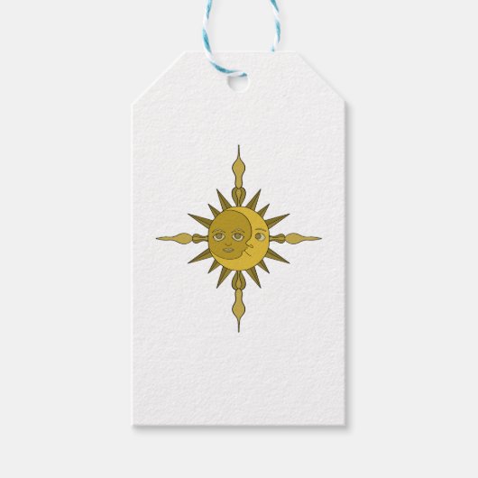 201.太陽と月 ギフトタグ (正面)