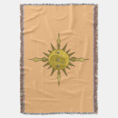 201.太陽と月 スローブランケット (正面縦)