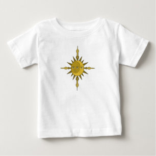 201.太陽と月 ベビーTシャツ