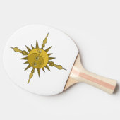 201.太陽と月 卓球ラケット (横)