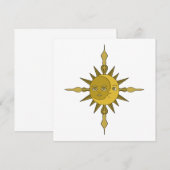 201.太陽と月 招待状 (正面/裏面)