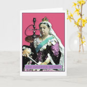 201.女王と王さま カード (黄色い花)