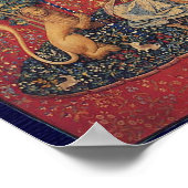 201.婦人と一角獣 ポスター (角)