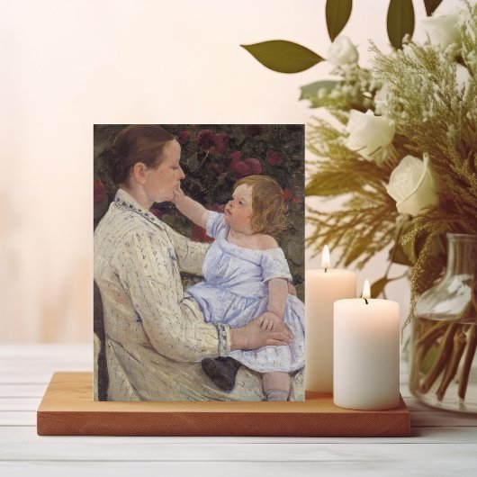 201.子どもの愛撫 |メアリー・カッサット ポストカード