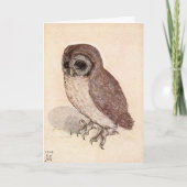 201.小さなフクロウ |アルブレヒト・デュラー カード (正面)