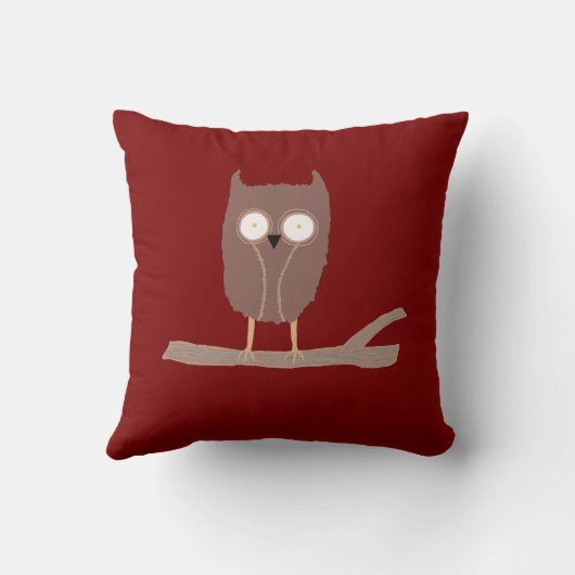 201.小さなフクロウ クッション (裏面)