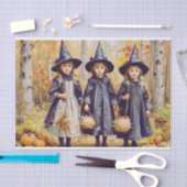 201.小さな魔女 薄葉紙 (クラフト)