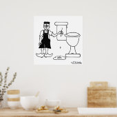 201.小オランダストップ少年がトイレに漏れ ポスター (キッチン)