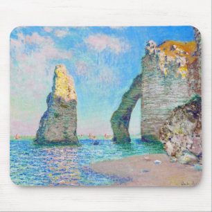 201.岩の針とポート·ダバル·クロード·モネ マウスパッド