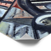 201.工場と橋 ポスター (角)