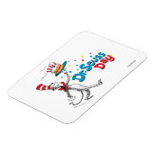 201.帽子の猫 | Dr. Seuss Day マグネット (左側)