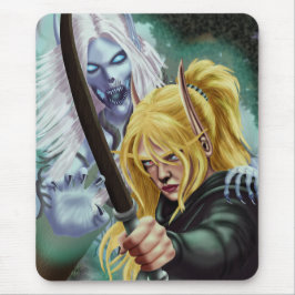 201.幽霊と体 マウスパッド