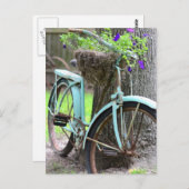 201.庭の自転車 ポストカード (正面/裏面)