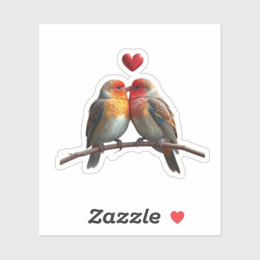 201.愛の鳥 シール (シート)