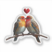 201.愛の鳥 シール (正面)