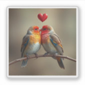 201.愛の鳥 シール (正面)