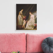 201.授乳している母親 キャンバスプリント (インサイチュ (リビング))