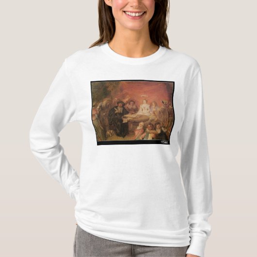 201.新郎新婦のテーブル Tシャツ (正面)