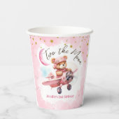 201.月 | Girl Pink 2nd Birthday紙カップ 紙コップ (裏面)