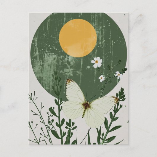 201.森の中の蝶 ポストカード (正面)