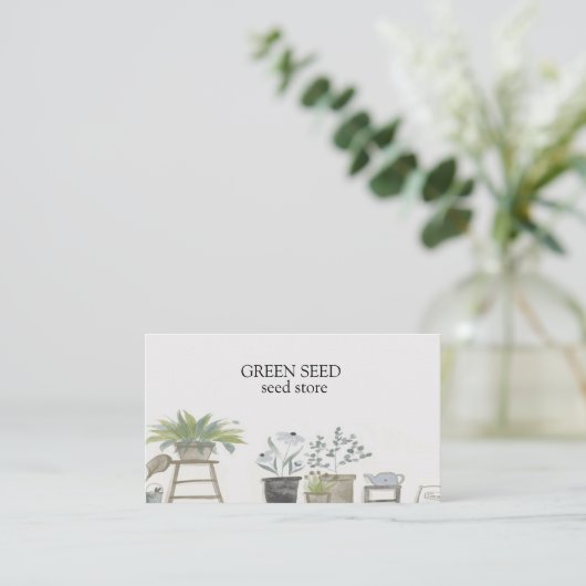 201.植物 名刺 (スタンド正面)