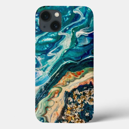 201.氷と魚の抽象芸術 Case-Mate iPhoneケース (裏面)