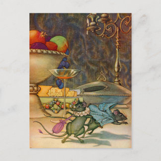 201.町のネズミと田舎のネズミ ポストカード