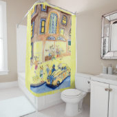 201.町の夜 シャワーカーテン (インサイチュ)