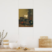 201.画家のサル ポスター (キッチン)