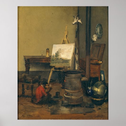 201.画家のサル ポスター (正面)