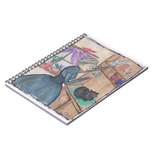 201.癒しと猫 ノートブック (左側)