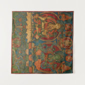 201.白いタラと緑のタラ タペストリー (正面(横))